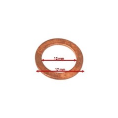 Gasket (12x17x1) Original Suzuki 09168-12017-000