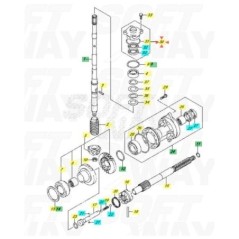 drive sft oil seal Original Suzuki 56130-87L01-000