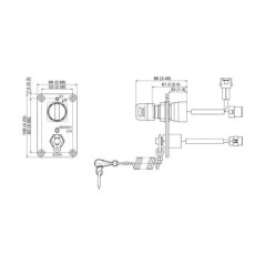 engine switch Original Suzuki 37100-96J25-000