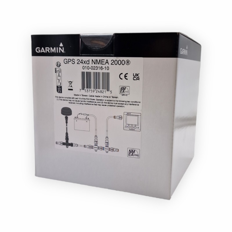 Garmin GPS 24xd NMEA 2000 Antena GPS Multibanda de Alta Precisión